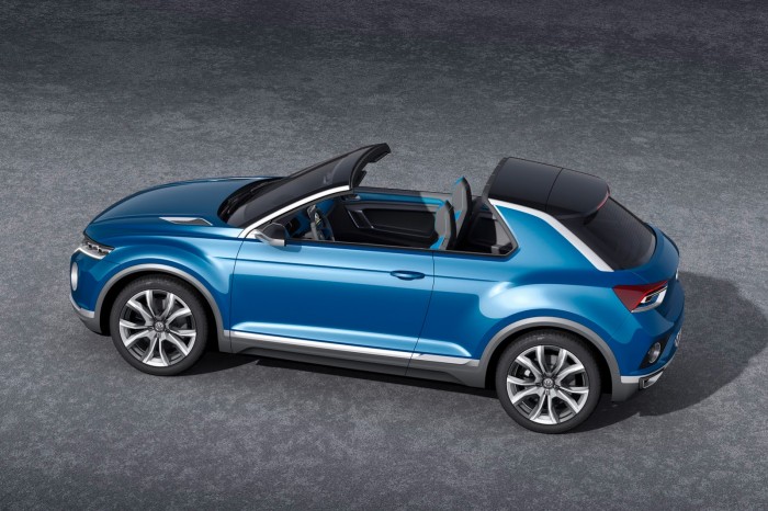 Volkswagen T-ROC с убранной крышей