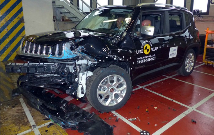  Jeep Renegade тоже заработал 5 звезд в краш-тесте EuroNCAP 